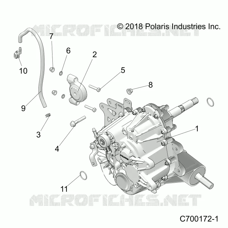 DRIVE TRAIN, MAIN SCATOLA INGRANAGGI MONTAGGIO