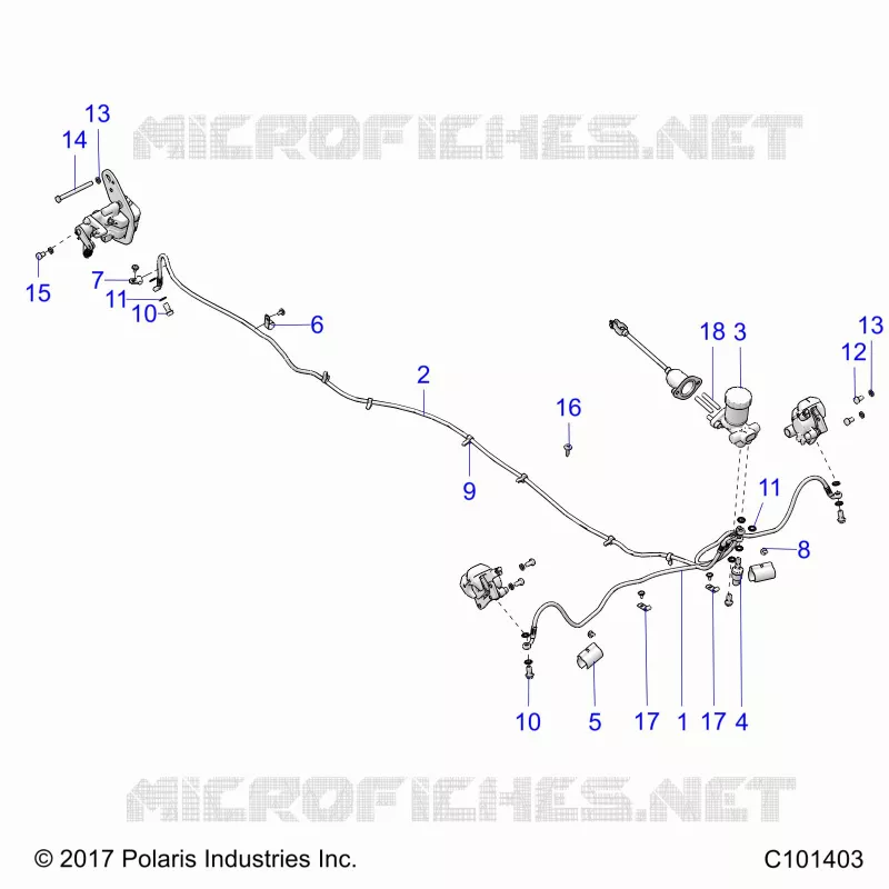 LINEE FRENO AND MASTER CYLINDER