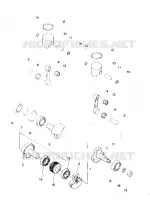 PISTONE AND ALBERO MOTORE  INDY LITE (4918591859027A)