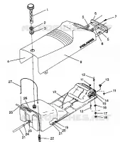 MONTAGGIO SEDILE   SERBATOIO XLT 0940767, XLT SP 0940667   XLT SKS 0940567 (4925022502003A)