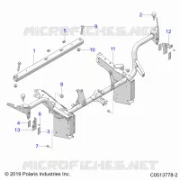 CHASSIS, FRONT TELAIO ASM. (USA ONLY)