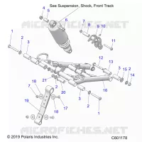 SUSPENSION, ANTERIORE COPPIA ARM