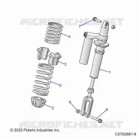 SUSPENSION, SHOCK ANTERIORE MOUNTING