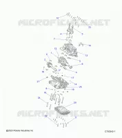 ENGINE, CRANKCASE AND ALBERO MOTORE