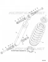 SUSPENSION, AMMORTIZZATORE POSTERIORE