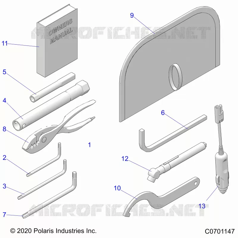 REFERENCE, MANUALE DEL PROPRIETARIO AND TOOL KIT