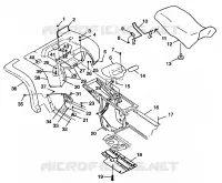 POSTERIORE CAB   SEDILE XPLORER 400L W98CC38C (4945414541A006)