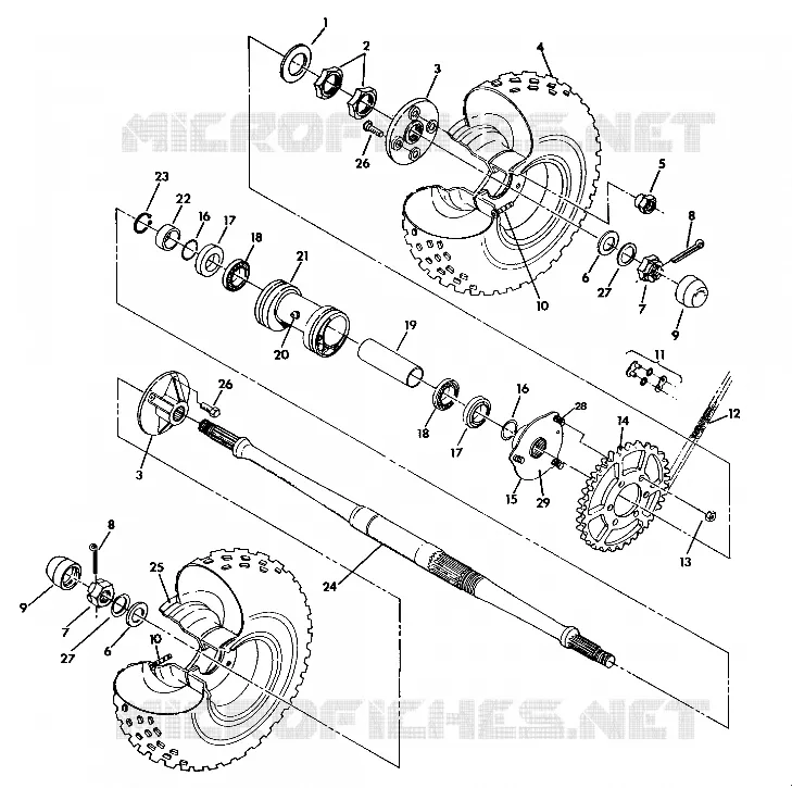 TRAZIONE POSTERIORE MONTAGGIO 350 2X4 / W927539 (4922882288019A)