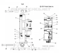 AMMORTIZZATORE POSTERIORE TRACK (7043316)(DRAGON)