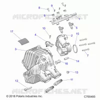 ENGINE, PRESA D'ARIA MANIFOLD