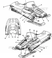 DECALS 440 XCR SP 0941660 (4927082708007A)