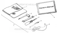 KIT DI STRUMENTI XPRESS 300 W97CA28C and  XPRESS 400L W97CA38C (4939603960E005)