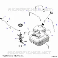 SISTEMA DI ALIMENTAZIONE CARBURANTE, FUEL TANK