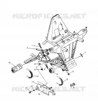 TRANSMISSIONE ANTERIORE MONTAGGIO SPORTSMAN 4X4 W958040 (4930403040B003)