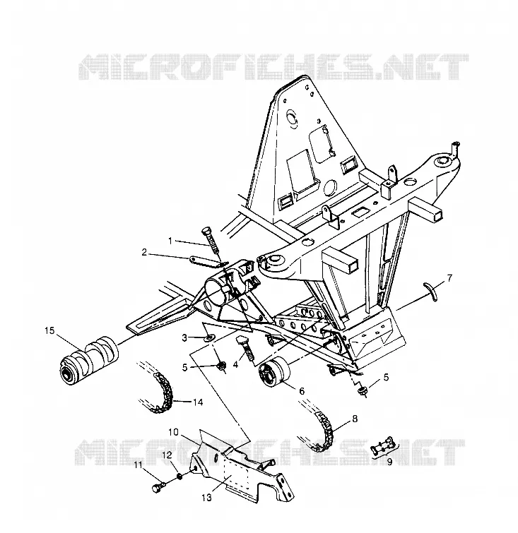 TRANSMISSIONE ANTERIORE MONTAGGIO SPORTSMAN 4X4 W958040 (4930403040B003)