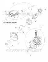 MOTORE, ALBERO MOTORE, PISTONE AND BALANCE SHAFT