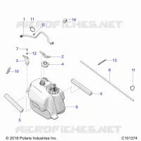 SERBATOIO DI CARBURANTE ASM.