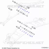 SOSPENSIONE POSTERIORE CONTROL ARM, MOUNTING