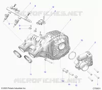 ENGINE, PRESA D'ARIA MANIFOLD