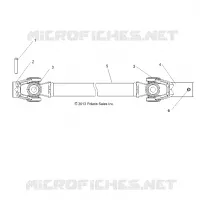 TRASMISSIONE, FRONT PROP ALBERO
