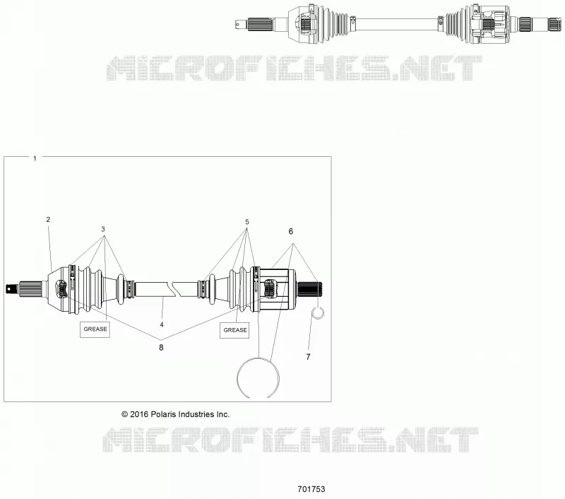 DRIVE TRAIN, TRANSMISSIONE ANTERIORE SHAFT