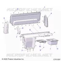 CARROZZERIA POSTERIORE CLOSEOFF, AND FENDERS