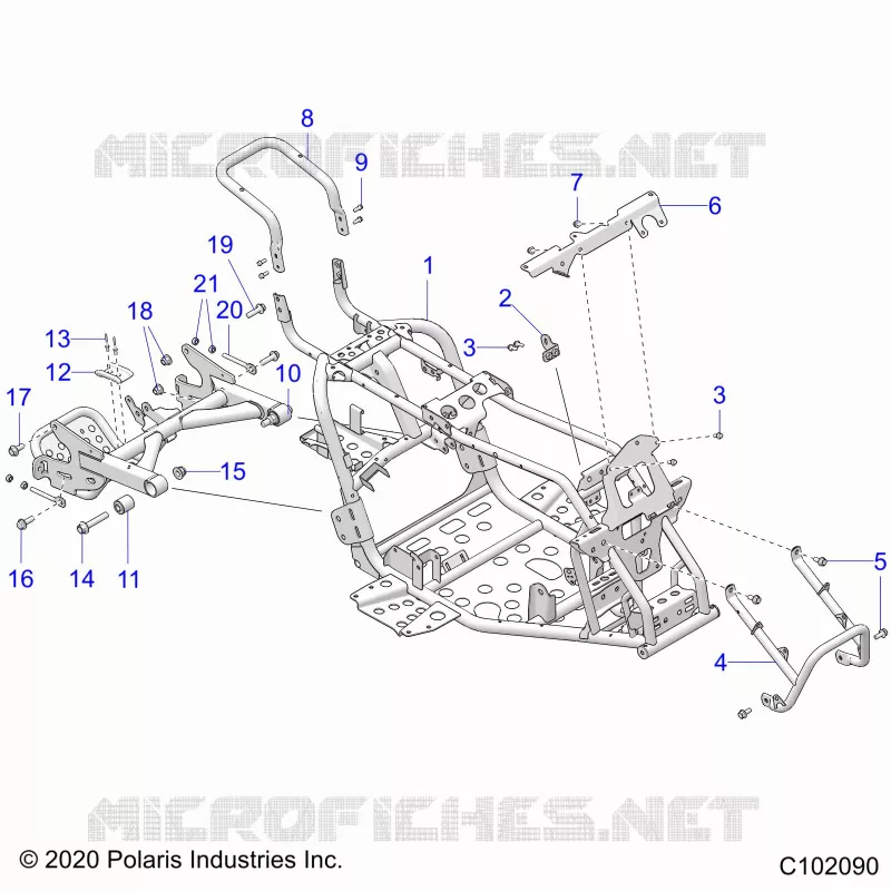 CHASSIS, TELAIO ASM AND SWINGARM