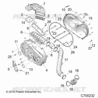 DRIVE TRAIN, COPERCHIO FRIZIONE AND DUCTING