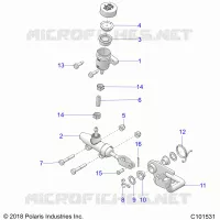 BRAKES, BRAKE PEDAL AND CILINDRO PRINCIPALE