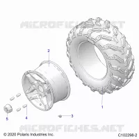 RUOTAS, REAR TIRE