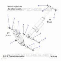 SUSPENSION, SHOCK MONTAGGIO, REAR SUSP.