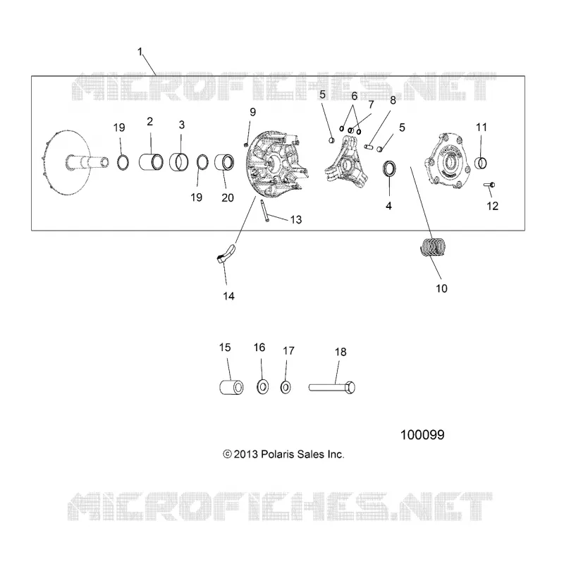 TRASMISSIONE, PRIMARY CLUTCH