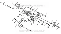ANTERIORE COPPIA ARM WIDETRAK LX 0982065 and EUROPEAN WIDETRAK LX E982065 (4943884388B006)