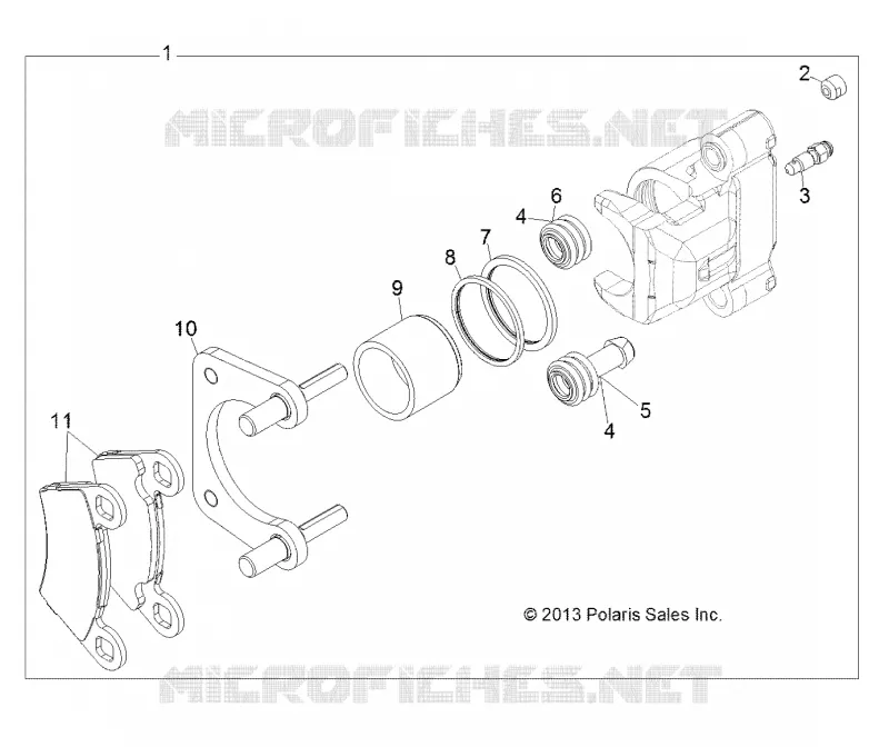 FRENO POSTERIORE CALIPER
