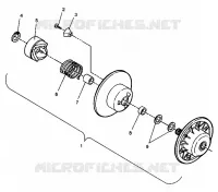 FRIZIONE DRIVEN ASSEMBLY SPORT 0940443 and SPORT SKS 0940243 (4925052505028A)