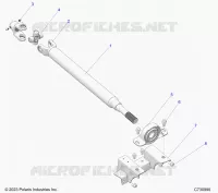 TRASMISSIONE, MID PROP SHAFT