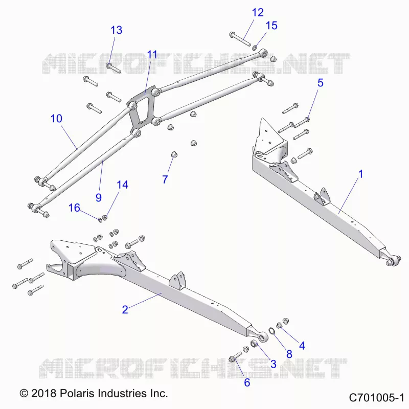 SOSPENSIONE POSTERIORE CONTROL ARMS