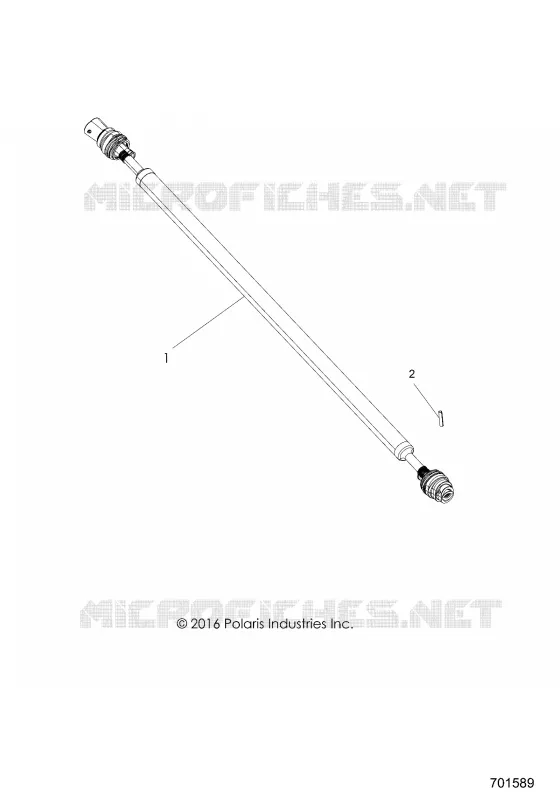 DRIVE TRAIN, FRONT PROP ALBERO