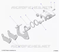 BRAKES, PINZA FRENO POSTERIORE
