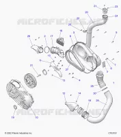 TRASMISSIONE, CLUTCH COVER AND DUCTING