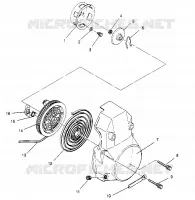 AUTOAVVOLGENTE ASSEMBLY  500 EFI 0952774, EFI SKS 0952574,   EFI SKS PT 095 (4929052905D004)