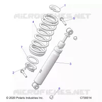 SUSPENSION, SHOCK ANTERIORE MOUNTING