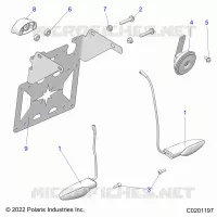 ELETTRICO, TURN SIGNALS, HORN, AND LICENSE PLATE LIGHT