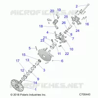 TRASMISSIONE, PRIMARY CLUTCH