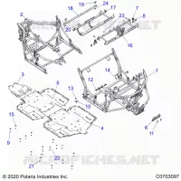 CHASSIS, MAIN FRAME AND SCIARED PLATES