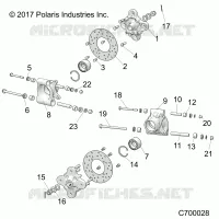 SUSPENSION, PORTAPACCHI POSTERIORE