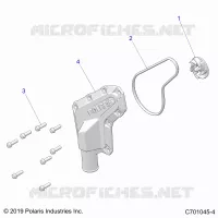 MOTORE, WATERPUMP IMPELLER AND COVER