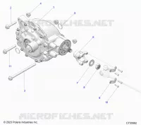 TRASMISSIONE, REAR GEARCASE MOUNTING