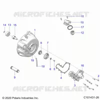 ENGINE, SISTEMA DI RAFFREDDAMENTO AND WATER PUMP