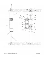 SUSPENSION, AMMORTIZZATORE POSTERIORE TRACK (7044819)